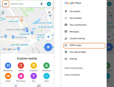 Cách Sử Dụng Google Maps Ngoài Tuyến Khi Không Có Internet