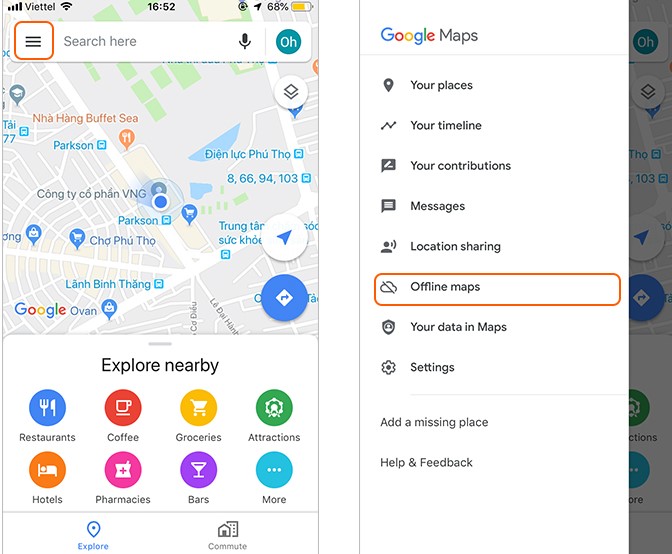 Cách Sử Dụng Google Maps Ngoài Tuyến Khi Không Có Internet