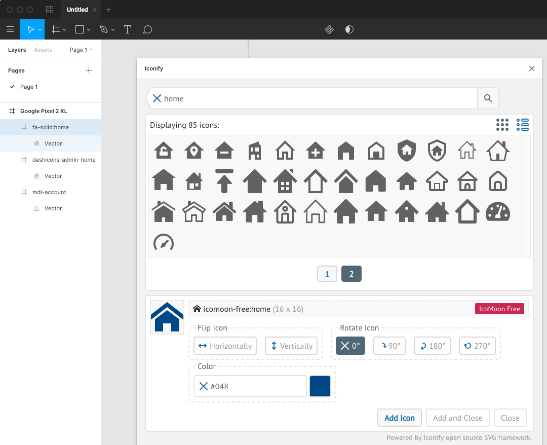 Plugin Iconify