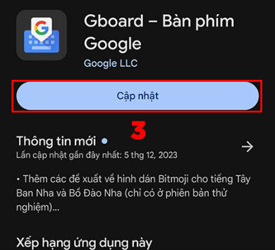 Đặt Gboard làm mặc định