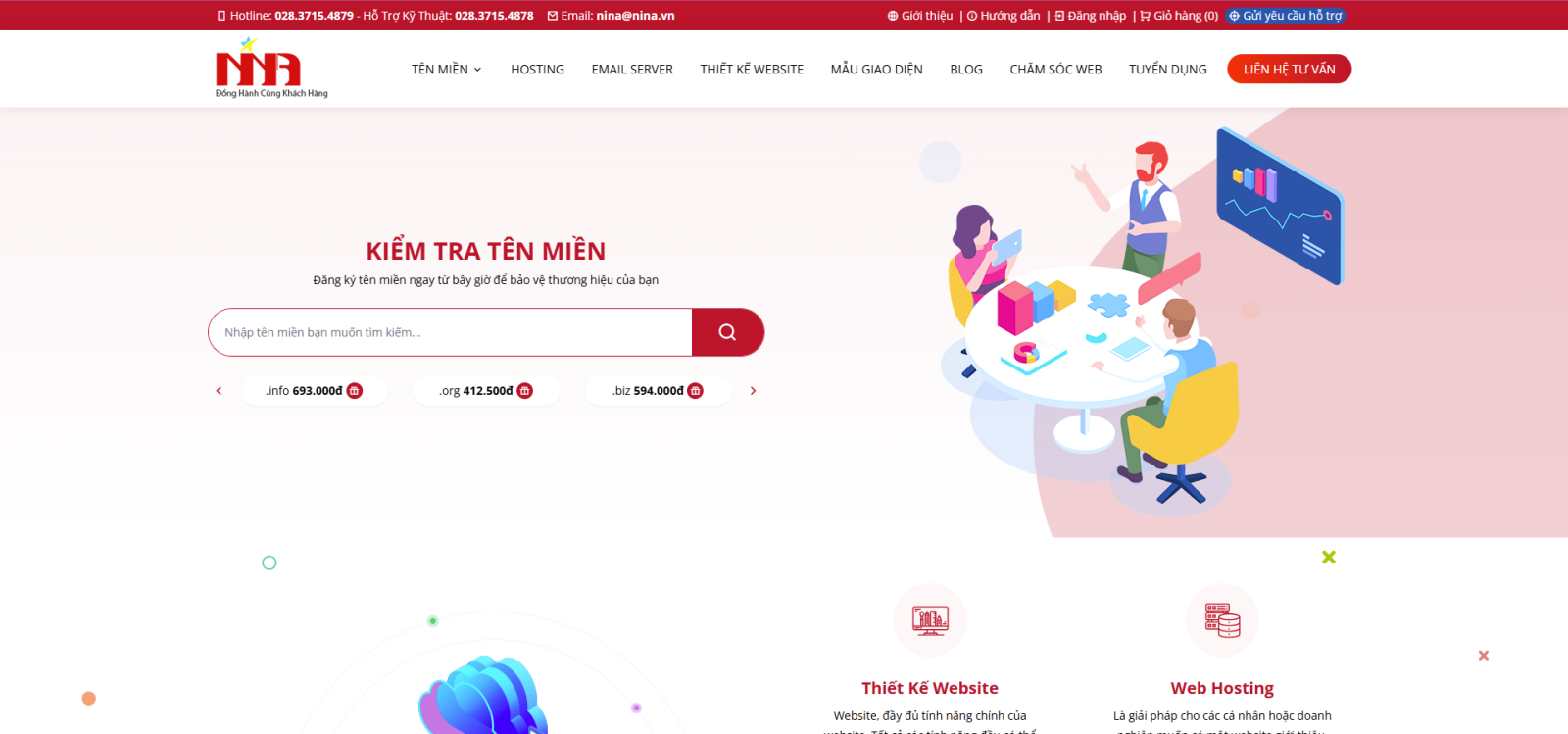 Thiết kế web NINA